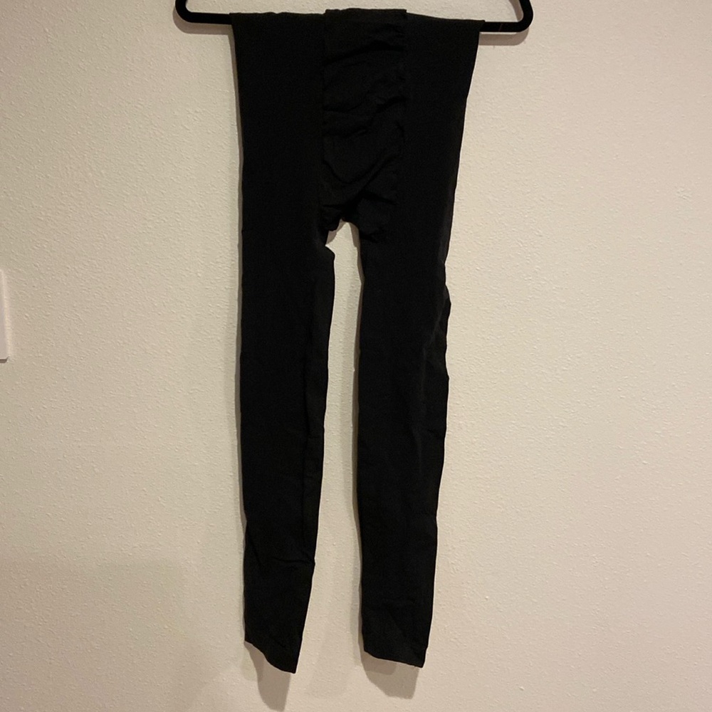 Maternity footless tights, size large